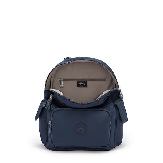 Kipling City Pack Small Ryggsekk Blå | NO 1705OK